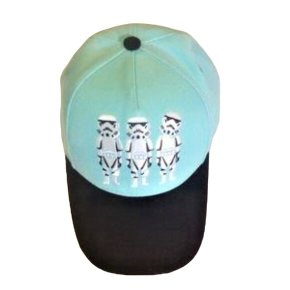STAR WARS Storm Trooper Snapback Baseball Hat Cap Blue Lucasfilm - Picture 1 of 7